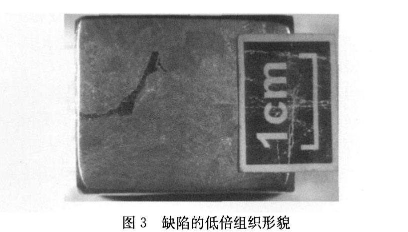 缺陷的低倍組織形貌